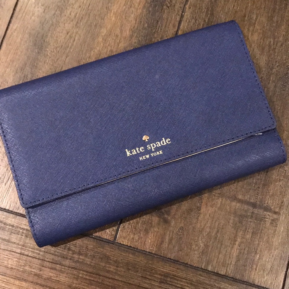 Blue Kate Spade wallet
